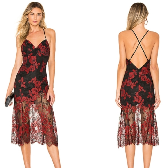 zoey lace maxi dress